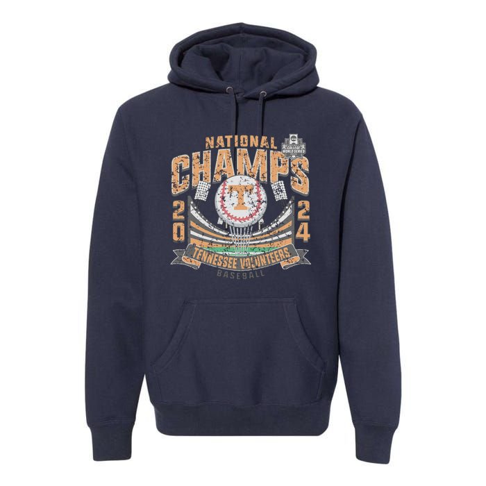 National Champs 2024 Baseball Vintage Premium Hoodie