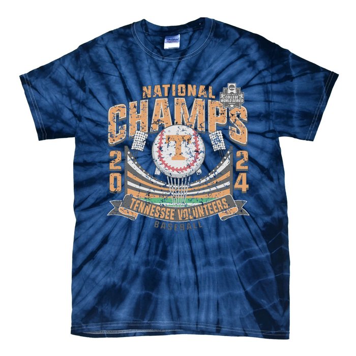 National Champs 2024 Baseball Vintage Tie-Dye T-Shirt