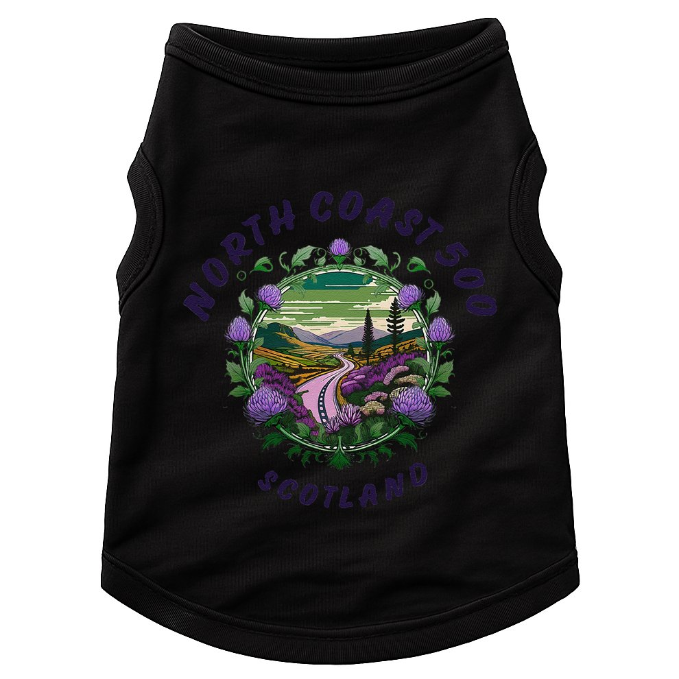 North Coast 500 Scotland Driving Inspired Scottish Nc500 Doggie Tank