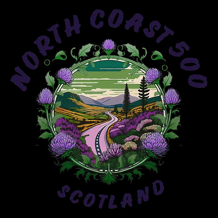 North Coast 500 Scotland Driving Inspired Scottish Nc500 Doggie Tank