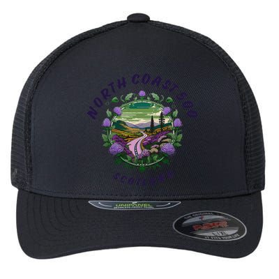 North Coast 500 Scotland Driving Inspired Scottish Nc500 Flexfit Unipanel Trucker Cap