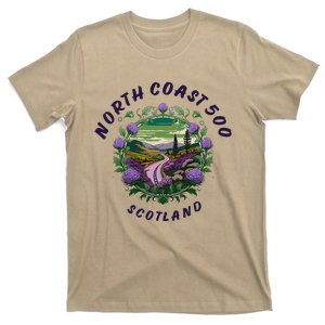 North Coast 500 Scotland Driving Inspired Scottish Nc500 T-Shirt