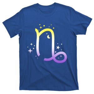 Nonbinary Capricorn Astrology Zodiac Sign Lgbtq Nb Enby Gift T-Shirt