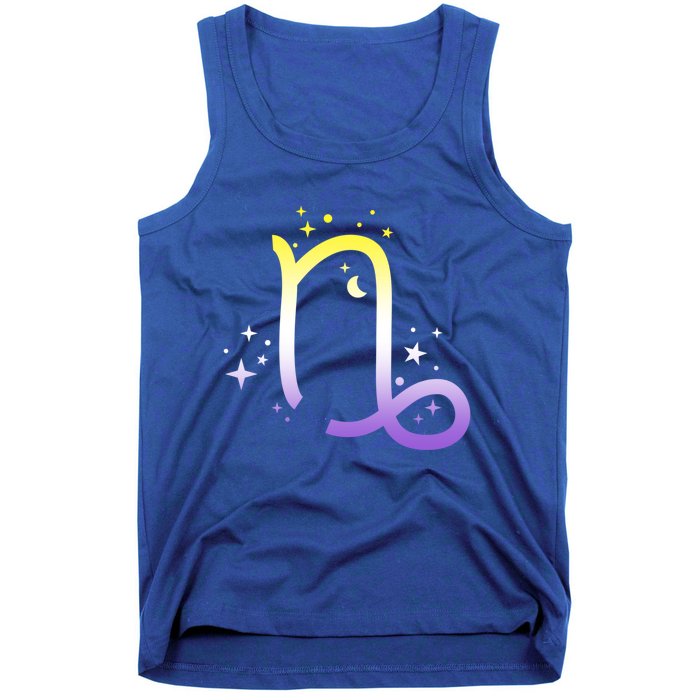 Nonbinary Capricorn Astrology Zodiac Sign Lgbtq Nb Enby Gift Tank Top