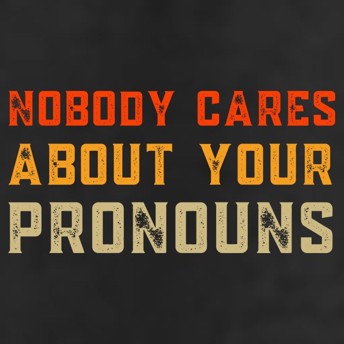 Nobody Cares About Your Pronouns Adult Drive Performance Visor
