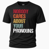 Nobody Cares About Your Pronouns Cooling Performance Crew T-Shirt
