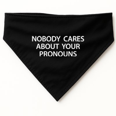 Nobody Cares About Your Pronouns USA-Made Doggie Bandana