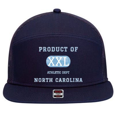 North Carolina Athletic Dept 7 Panel Mesh Trucker Snapback Hat