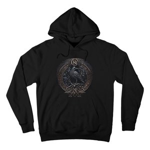 Norse Culture And Norsemen OdinS Raven Northman Valhalla Norse Mythology Hoodie