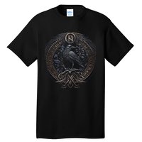 Norse Culture And Norsemen OdinS Raven Northman Valhalla Norse Mythology Tall T-Shirt