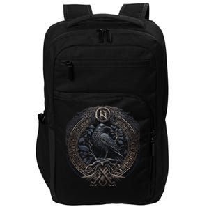 Norse Culture And Norsemen OdinS Raven Northman Valhalla Norse Mythology Impact Tech Backpack