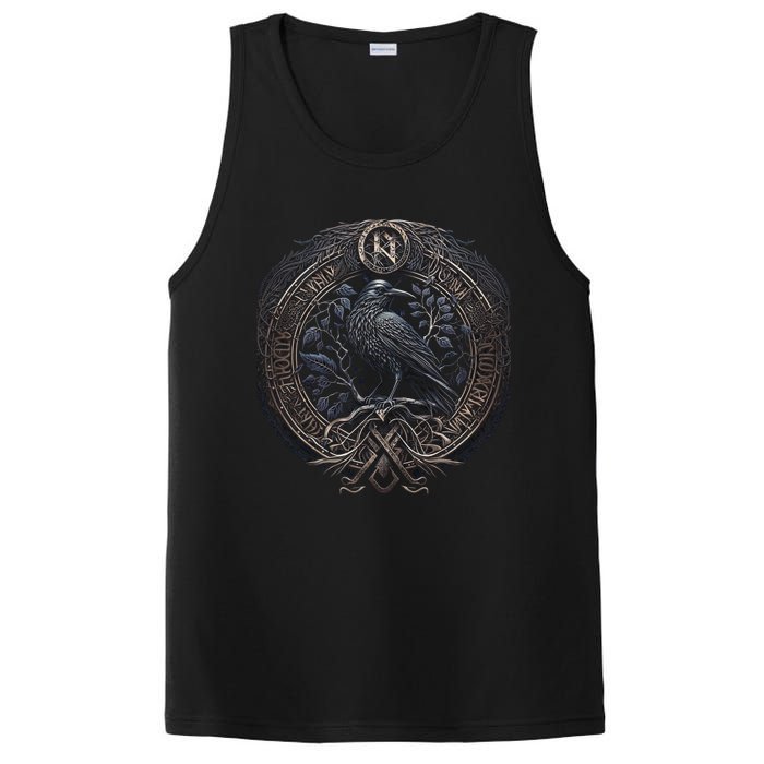 Norse Culture And Norsemen OdinS Raven Northman Valhalla Norse Mythology PosiCharge Competitor Tank