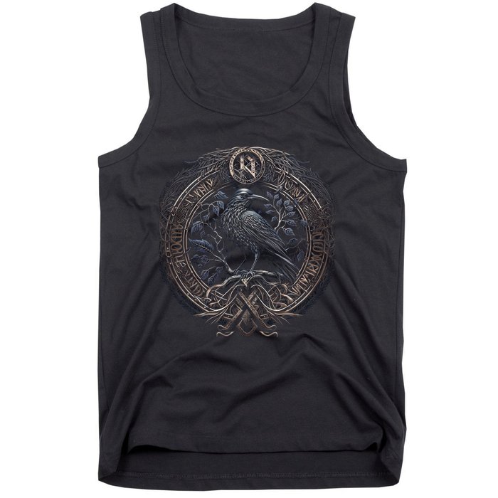 Norse Culture And Norsemen OdinS Raven Northman Valhalla Norse Mythology Tank Top