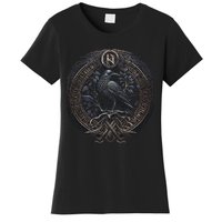 Norse Culture And Norsemen OdinS Raven Northman Valhalla Norse Mythology Women's T-Shirt