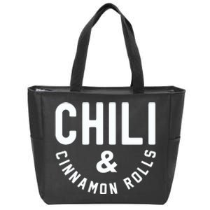 Nebraska Chili And Cinnamon Rolls State Food Souvenir Gift Zip Tote Bag