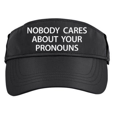 Nobody Cares About Your Pronouns Adult Drive Performance Visor