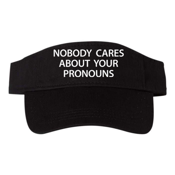 Nobody Cares About Your Pronouns Valucap Bio-Washed Visor