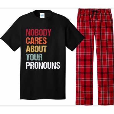 Nobody Cares About Your Pronouns Pajama Set