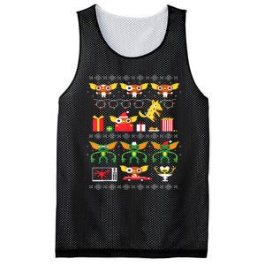 No Cookies After Midnight Happy New Year Funny Xmas Mesh Reversible Basketball Jersey Tank