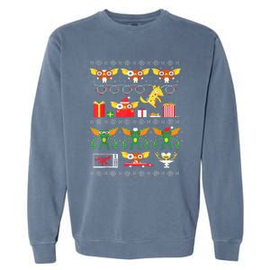 No Cookies After Midnight Happy New Year Funny Xmas Garment-Dyed Sweatshirt