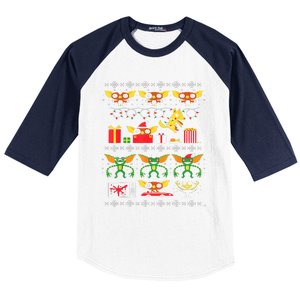 No Cookies After Midnight Happy New Year Funny Xmas Baseball Sleeve Shirt