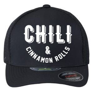 Nebraska Chili And Cinnamon Rolls State Food Souvenir Gift Flexfit Unipanel Trucker Cap