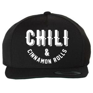 Nebraska Chili And Cinnamon Rolls State Food Souvenir Gift Wool Snapback Cap