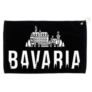 Neuschwanstein Castle And Forest Bavaria Germany Souvenir Grommeted Golf Towel