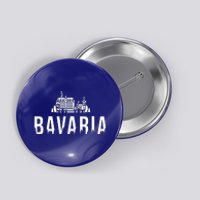 Neuschwanstein Castle And Forest Bavaria Germany Souvenir Button