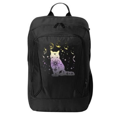 Nonbinary Cat Astronomy Non Binary Enby Lgbt  City Backpack