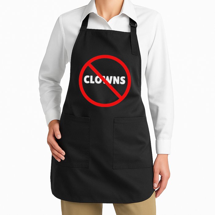 No Clowns Allowed Apron