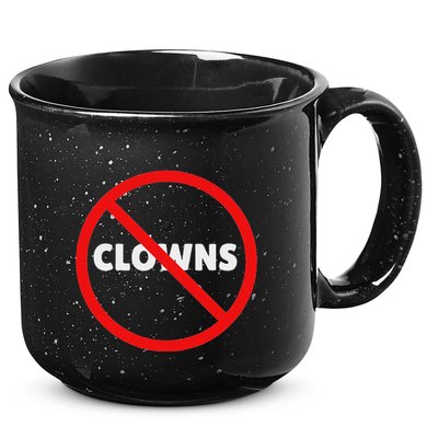 No Clowns Allowed 15oz Campfire Ceramic Mug