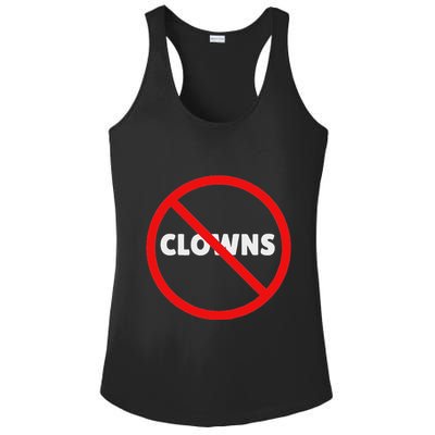 No Clowns Allowed Ladies PosiCharge Competitor Racerback Tank