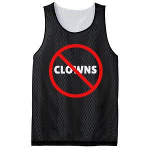 No Clowns Allowed Mesh Reversible Basketball Jersey Tank