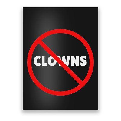No Clowns Allowed Poster