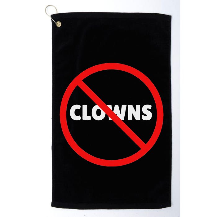 No Clowns Allowed Golf Towel