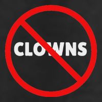 No Clowns Allowed Golf Towel