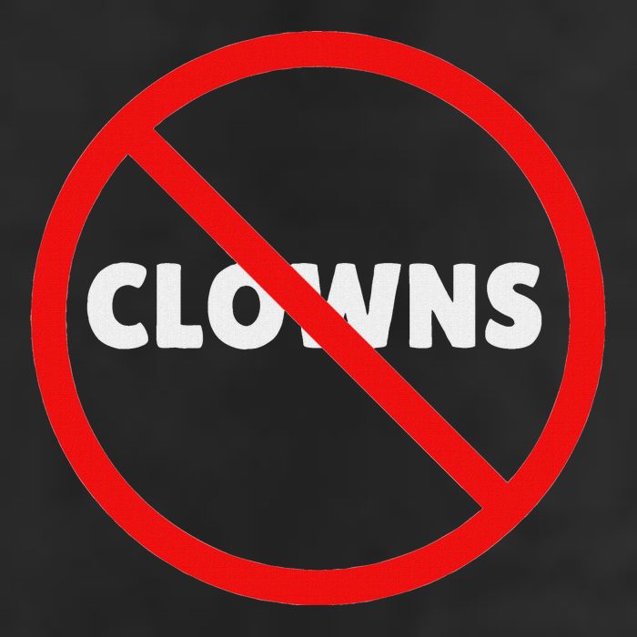 No Clowns Allowed Golf Towel