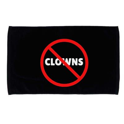 No Clowns Allowed Microfiber Hand Towel