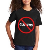 No Clowns Allowed Kids T-Shirt