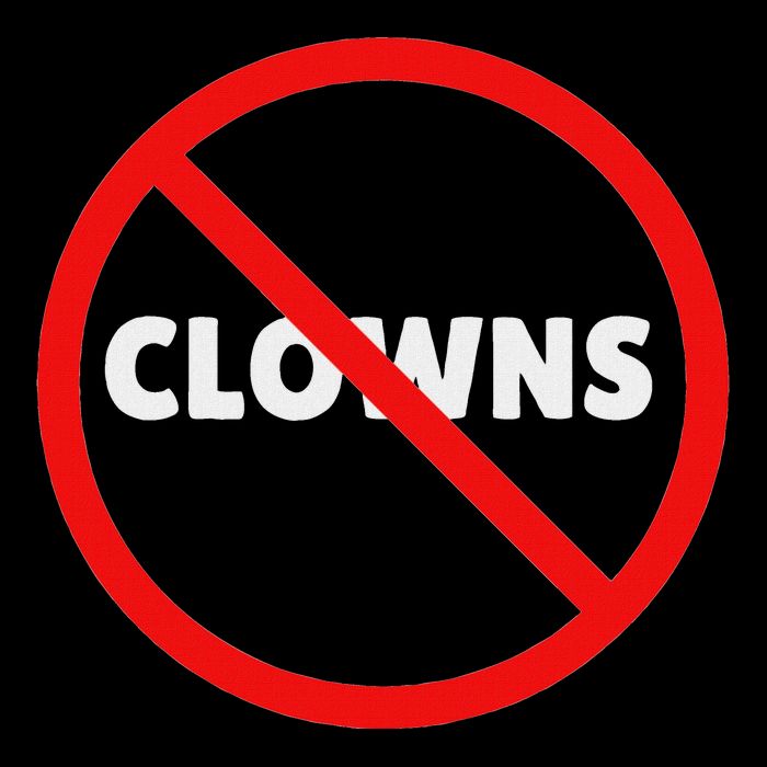 No Clowns Allowed Kids T-Shirt