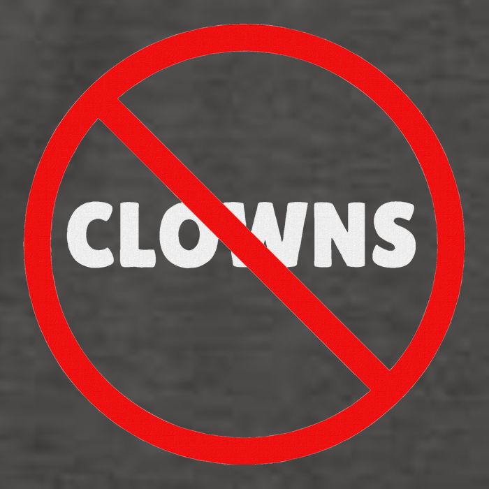 No Clowns Allowed Vector Backpack