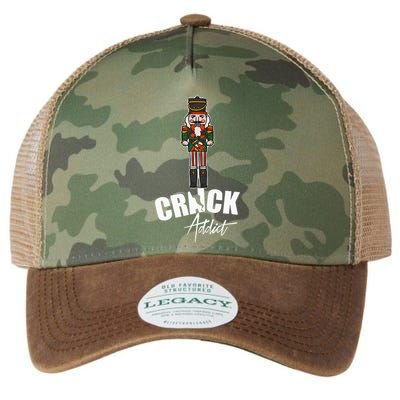 Nutcracker Crack Addict Funny Christmas Dirty Joke Gag Gift Legacy Tie Dye Trucker Hat