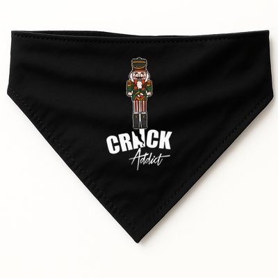 Nutcracker Crack Addict Funny Christmas Dirty Joke Gag Gift USA-Made Doggie Bandana