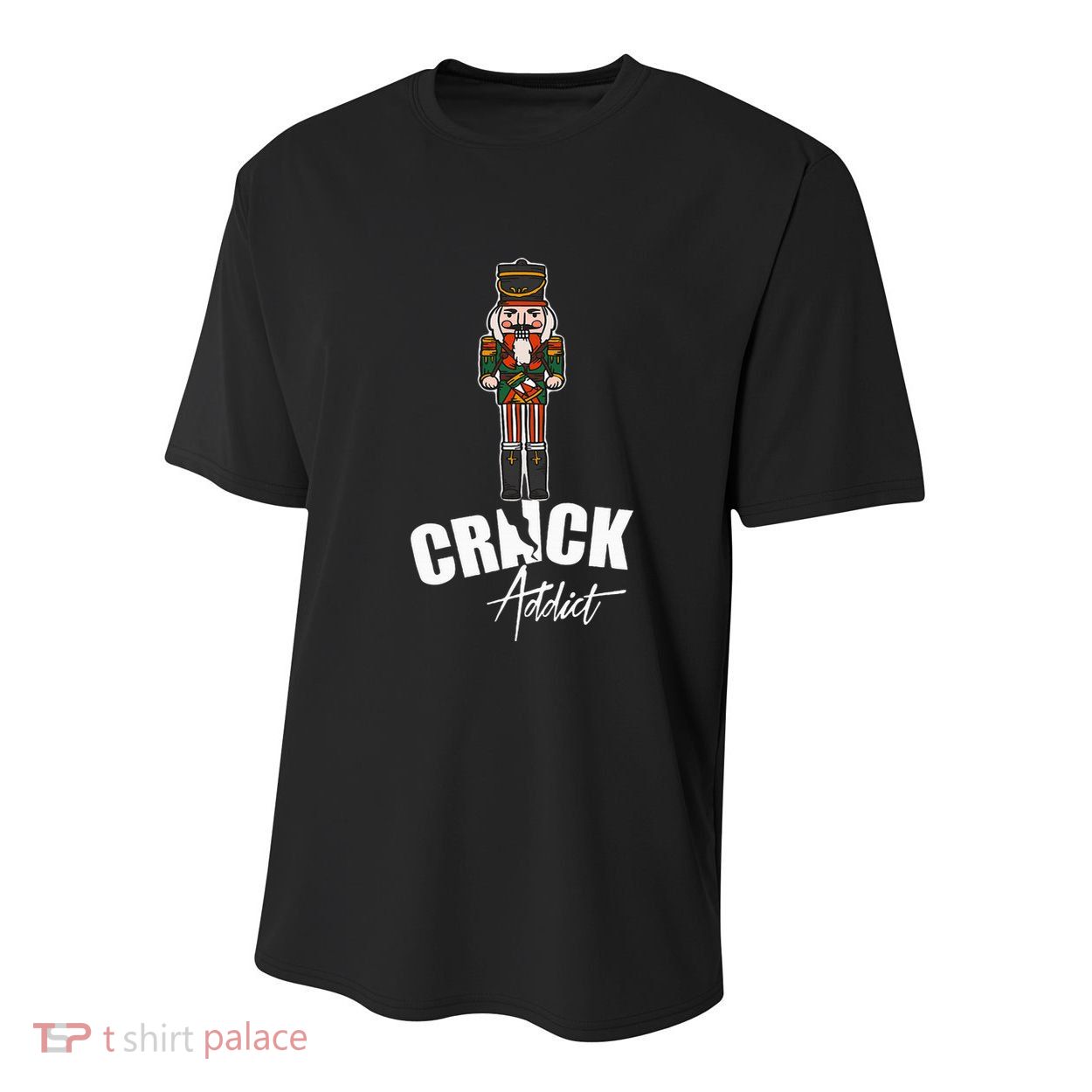 Nutcracker Crack Addict Funny Christmas Dirty Joke Gag Gift Youth Performance Sprint T-Shirt