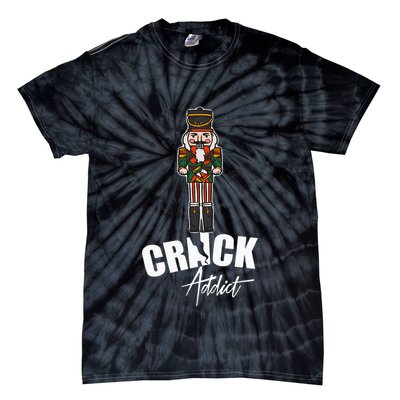 Nutcracker Crack Addict Funny Christmas Dirty Joke Gag Gift Tie-Dye T-Shirt
