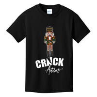 Nutcracker Crack Addict Funny Christmas Dirty Joke Gag Gift Kids T-Shirt