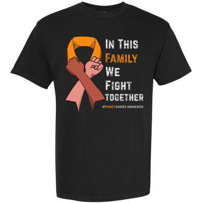 Ney Cancer Awareness In This Family We Fight Together Cool Gift Garment-Dyed Heavyweight T-Shirt