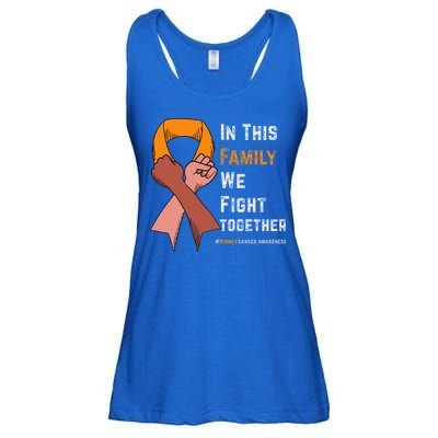 Ney Cancer Awareness In This Family We Fight Together Cool Gift Ladies Essential Flowy Tank