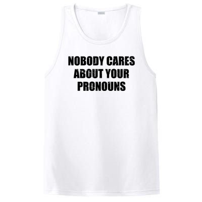 Nobody Cares About Your Pronouns PosiCharge Competitor Tank